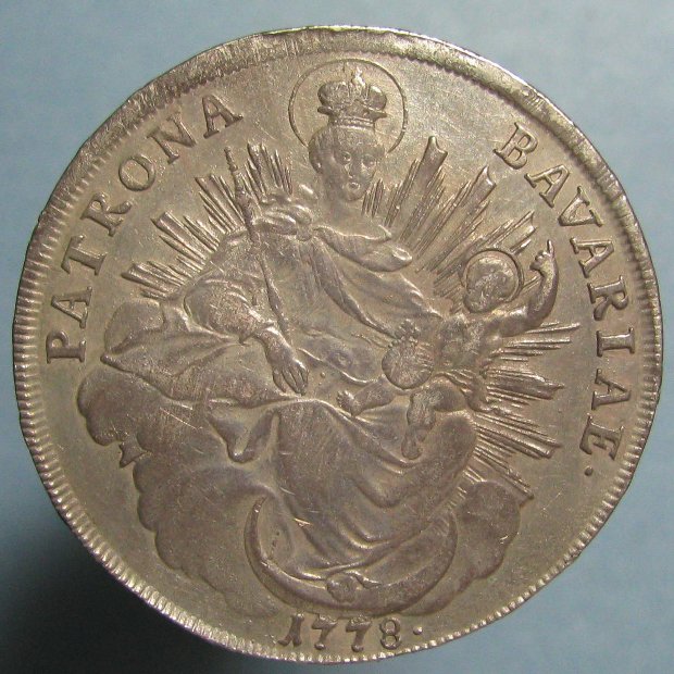 1788-Bavarian-Thaler-Without-Adjustment-Marks